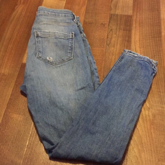 Topshop Moto destroyed skinny jeans size 28W - Picture 5 of 5